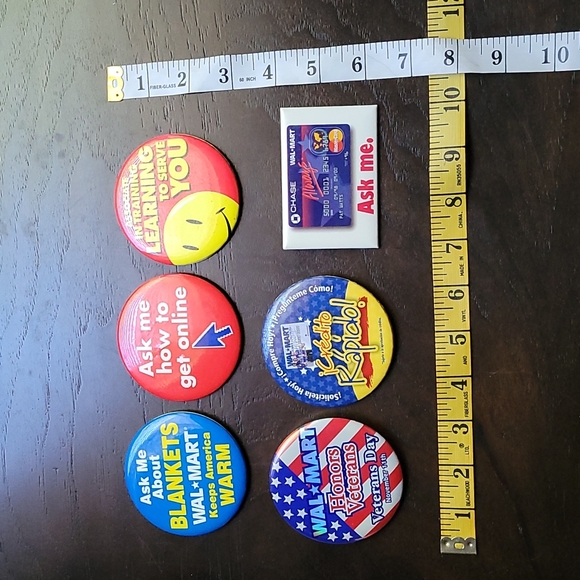 Vintage Walmart button bundle - Picture 2 of 3